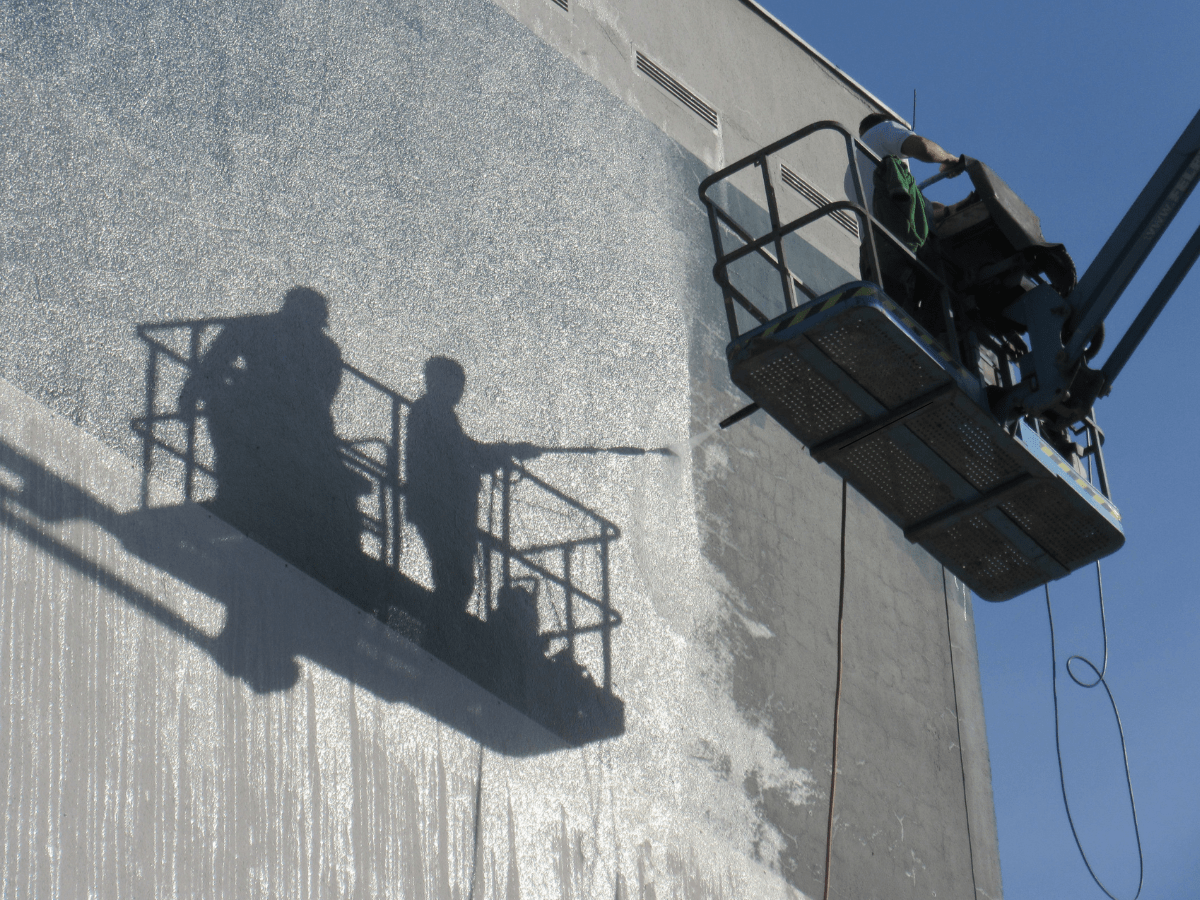 commercial building washing